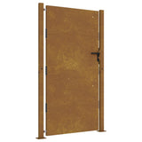 Vidaxl Gate 105x205 cm Corten Steel