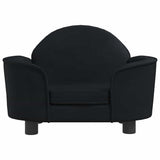 Vidaxl Dog Basket 66x40x45 cm Velvet Black