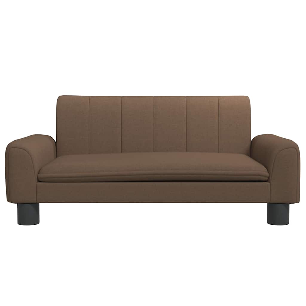 VidaXL hundeseng 70x45x30 cm stof brun