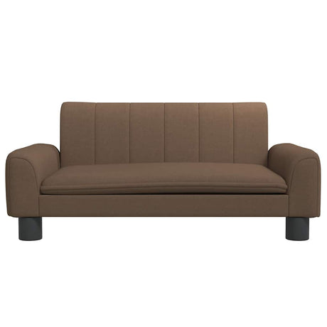 VidaXL hundeseng 70x45x30 cm stof brun