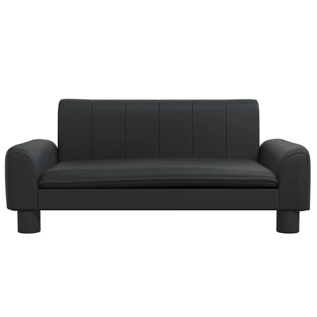 Vidaxxl hundeseng 70x45x30 cm kunstlæder sort