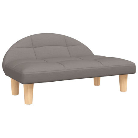 VidaXL dog bed 70x52x30 cm fabric taupe