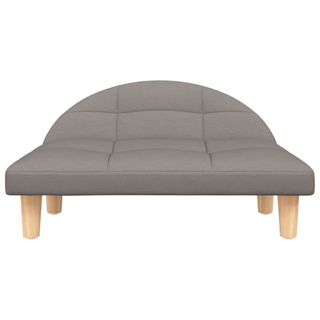 VidaXL dog bed 70x52x30 cm fabric taupe