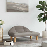 VidaXL dog bed 70x52x30 cm fabric taupe