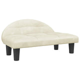 Vidaxl Dog Basket 70x52x30 cm fløjlcreme -farvet