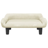 Vidaxl Dog Basket 70x40x24 cm fløjlcreme -farvet