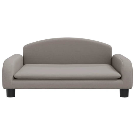 VidaXL hundeseng 70x45x30 cm stof taupe