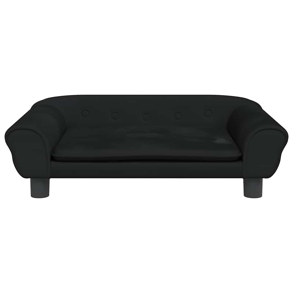 VidaXL hundeseng 70x48x22 cm fløjlssort