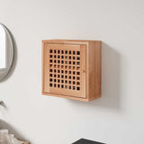 Vidaxl wandkast 42x18x42 cm massief walnotenhout