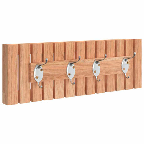 Vidaxl Wall Coat Rack 42x8,5x14 cm Solnal Walnut Wood