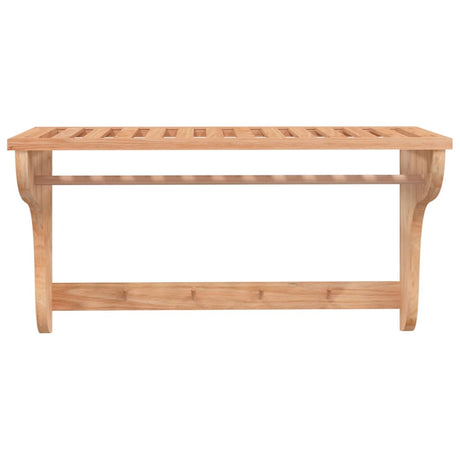 Vidaxl håndklædet rack 60x30x35 cm fast valnødstræ
