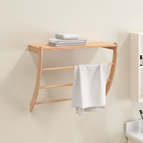 Vidaxl håndklæde Rack 60x25.5x49 cm Solnal Walnut Wood
