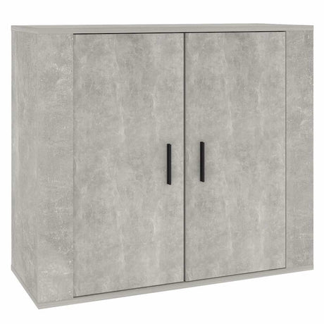 Vidaxl dressoir 80x33x70 cm bewerkt hout betongrijs