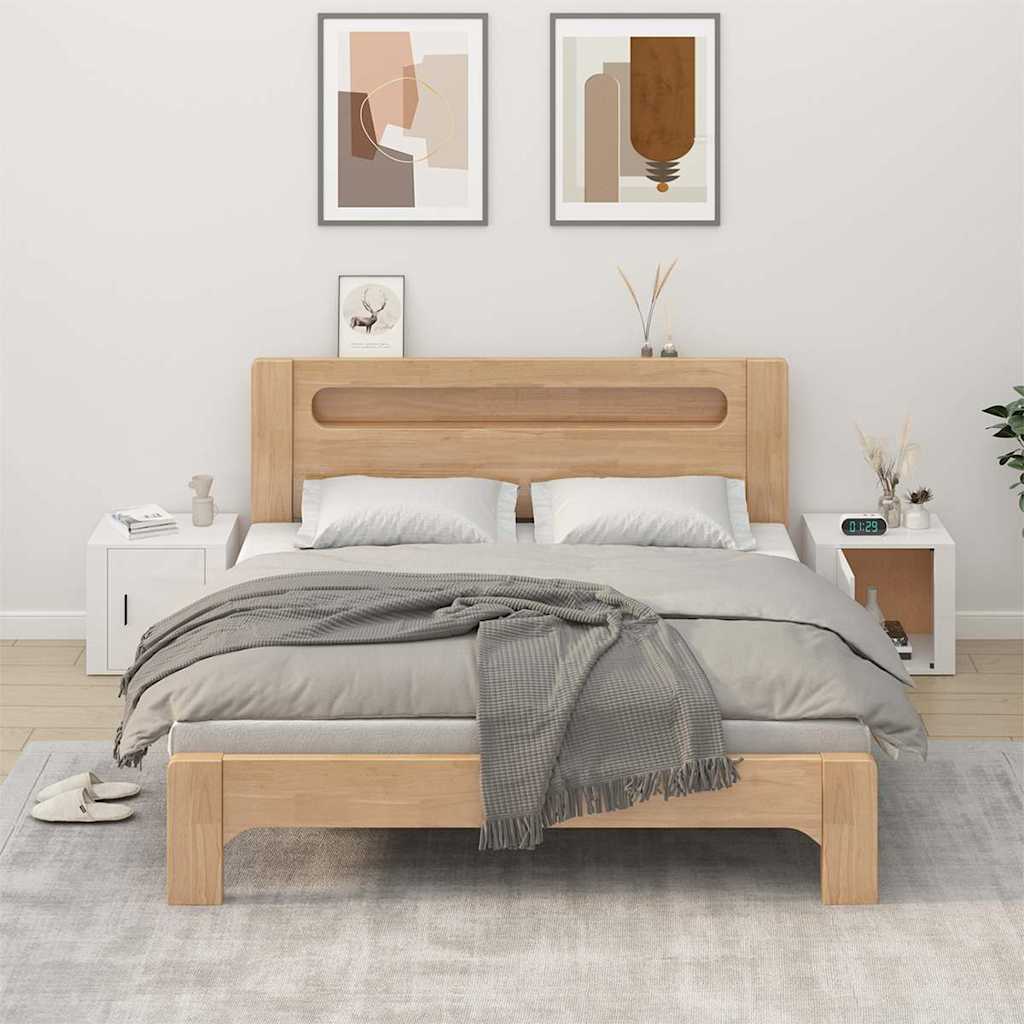 Vidaxl nachtkastjes 2 st 50x39x47 cm hoogglans wit