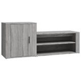 Vidaxl Shoe Cabinet 130x35x54 cm Property Wood Grey Sonoma