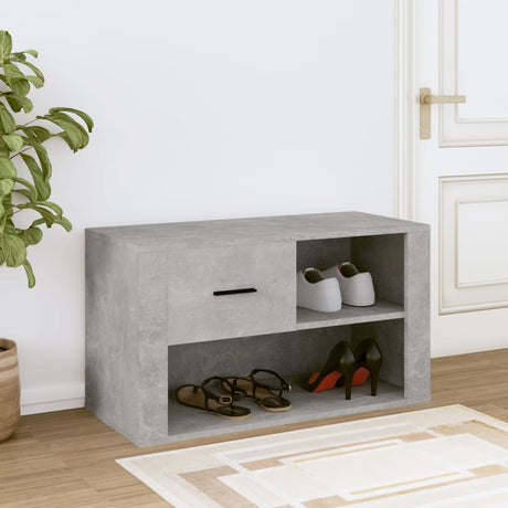 Vidaxl Shoe Cabinet 80x35x45 cm Redigeret træbetonpris