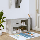 Vidaxl Shoe Cabinet 80x35x45 cm Redigeret træbetonpris