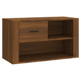 Vidaxl Shoe Cabinet 80x35x45 cm Property Wood Brown Oak Color