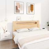 Vidaxl nachtkastjes 2 st wandgemonteerd 50x36x25 cm wit