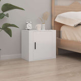 Vidaxl nachtkastjes 2 st wandgemonteerd 50x30x47 cm wit