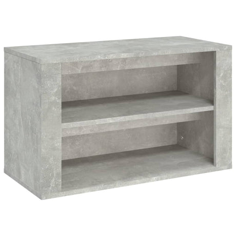 Vidaxl Shoe Cabinet 75x35x45 cm Forarbejdet træ Betongrijs