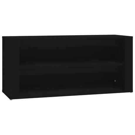 Vidaxl Shoe Rack 100x35x45 cm Property Wood Black
