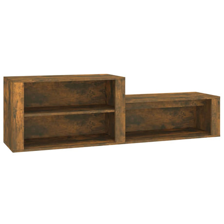 Vidaxl Shoe Cabinet 150x35x45 cm Property Wood Røget eg Farvet