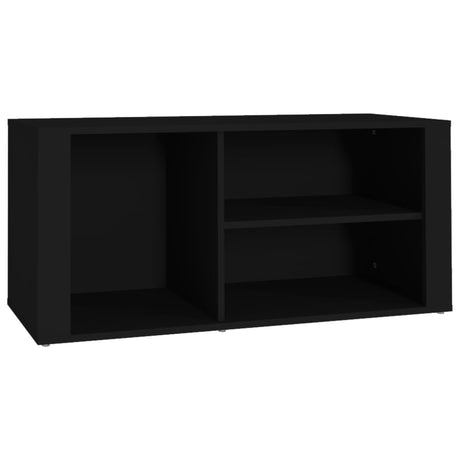 Vidaxl Shoe Cabinet 100x35x45 cm Property Wood Black