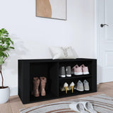 Vidaxl Shoe Cabinet 100x35x45 cm Property Wood Black