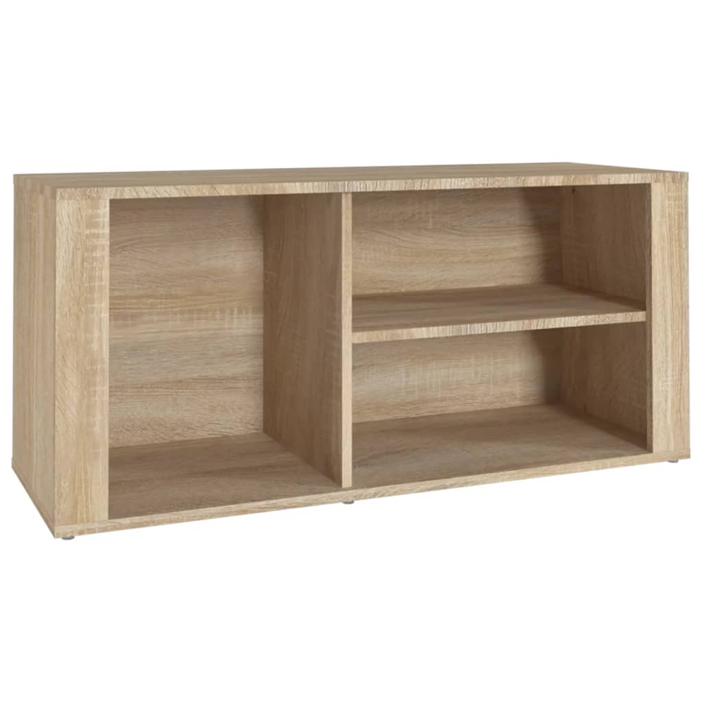 Vidaxl Shoe Cabinet 100x35x45 cm Properted Wood Sonoma Oak Farvet