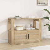 Vidaxl dressoir 80x30x60 cm bewerkt hout sonoma eikenkleurig