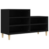 Vidaxl Shoe Cabinet 102x36x60 cm Property Wood Black