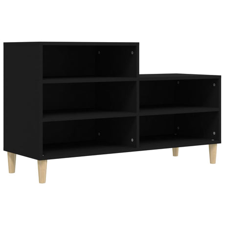 Vidaxl Shoe Cabinet 102x36x60 cm Property Wood Black