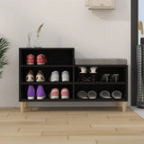 Vidaxl Shoe Cabinet 102x36x60 cm Property Wood Black