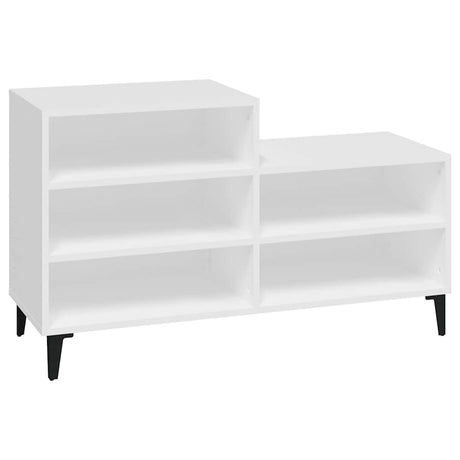Vidaxl Shoe Cabinet 102x36x60 cm Property Wood White