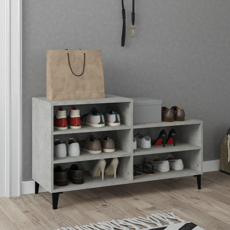 Vidaxl Shoe Cabinet 102x36x60 cm behandlet træbetonpris