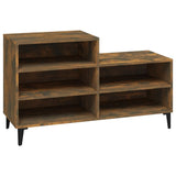 Vidaxl Shoe Cabinet 102x36x60 cm Property Wood Røget eg Farvet