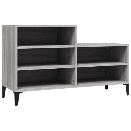 Vidaxl Shoe Cabinet 102x36x60 cm konstrueret træ sonoma grå