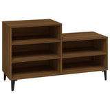 Vidaxl Shoe Cabinet 102x36x60 cm Property Wood Brown Oak Color