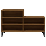 Vidaxl Shoe Cabinet 102x36x60 cm Property Wood Brown Oak Color