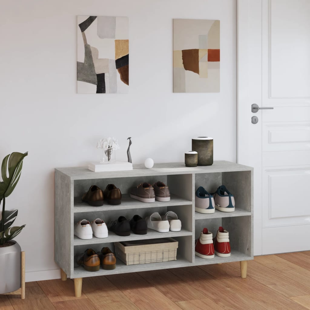 Vidaxl Shoe Cabinet 102x36x60 cm behandlet træbetonpris
