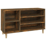 Vidaxl Shoe Cabinet 102x36x60 cm Property Wood Røget eg Farvet