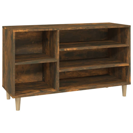 Vidaxl Shoe Cabinet 102x36x60 cm Property Wood Røget eg Farvet