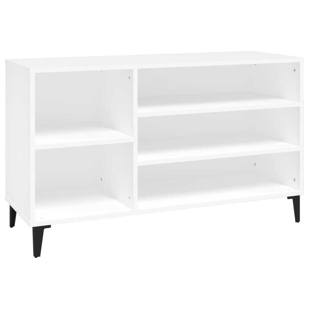 Vidaxl Shoe Cabinet 102x36x60 cm Property Wood White