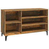 Vidaxl Shoe Cabinet 102x36x60 cm Property Wood Røget eg Farvet