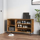 Vidaxl Shoe Cabinet 102x36x60 cm Property Wood Røget eg Farvet