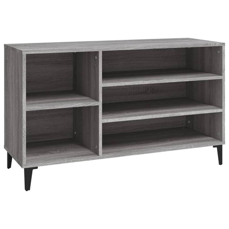Vidaxl Shoe Cabinet 102x36x60 cm Property Wood Sonoma Gray