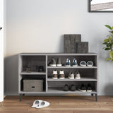 Vidaxl Shoe Cabinet 102x36x60 cm Property Wood Sonoma Gray