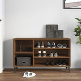Vidaxl Shoe Cabinet 102x36x60 cm Property Wood Brown Oak Color