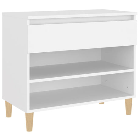 Vidaxl Shoe Cabinet 70x36x60 cm Property Wood White